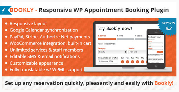 Bookly - Book Appointments Book Services Book Anything Easy and Fast Booking for Your Clients